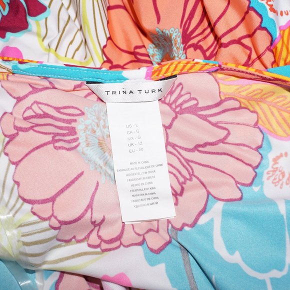 TRINA TURK Radiant Blooms Swim Coverup Dress - Picture 6 of 7